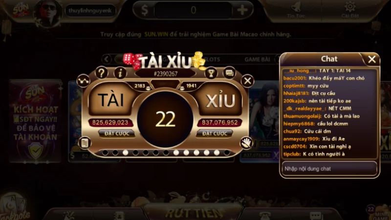 tai xiu sunwin cach choi