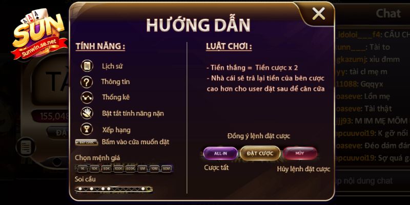 Ảnh Tài Xỉu Sunwin - Minh Họa Chân Thực Sân Chơi Xanh Chín 10 Ảnh tài xỉu Sunwin mô tả về thể lệ tham gia